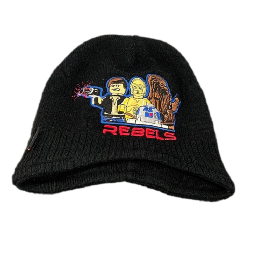 Lego Star Wars Rebels Black Beanie Cap Hat Toddler/Youth
